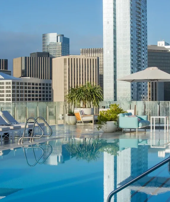 Elevated pools and spas hotels